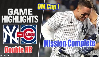 New York Yankees vs Chicago Cubs FULL GAME Highlights | Judge Home Run ! Double Home Run SWEEP !