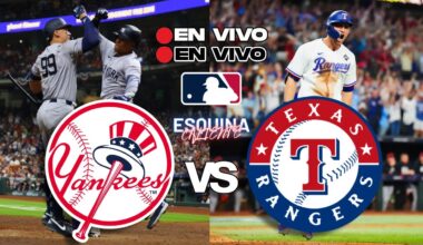 🔴 EN VIVO: NEW YORK YANKEES vs TEXAS RANGERS - MLB LIVE
