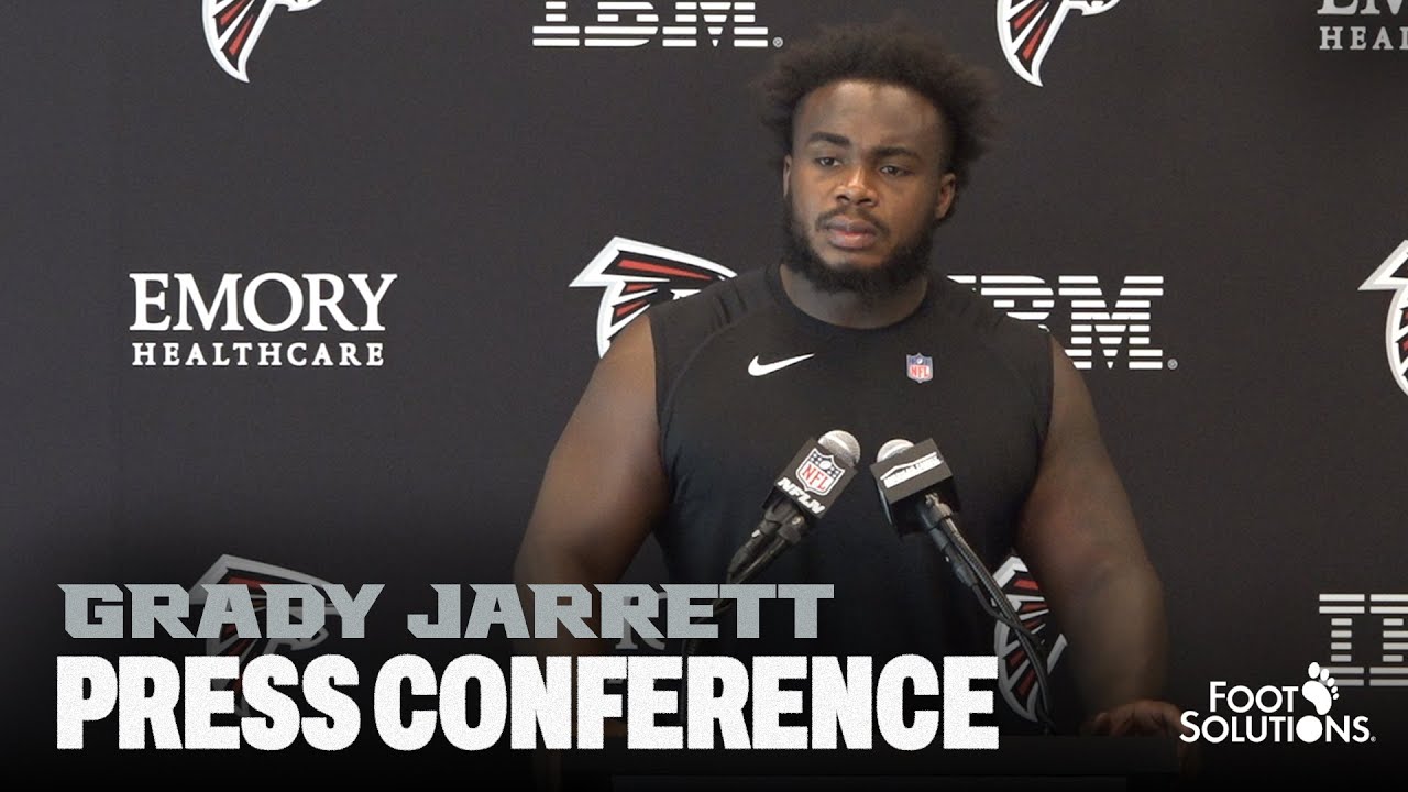 Grady Jarrett on facing familiar offense in Week 1 | Press Conference | Atlanta Falcons
