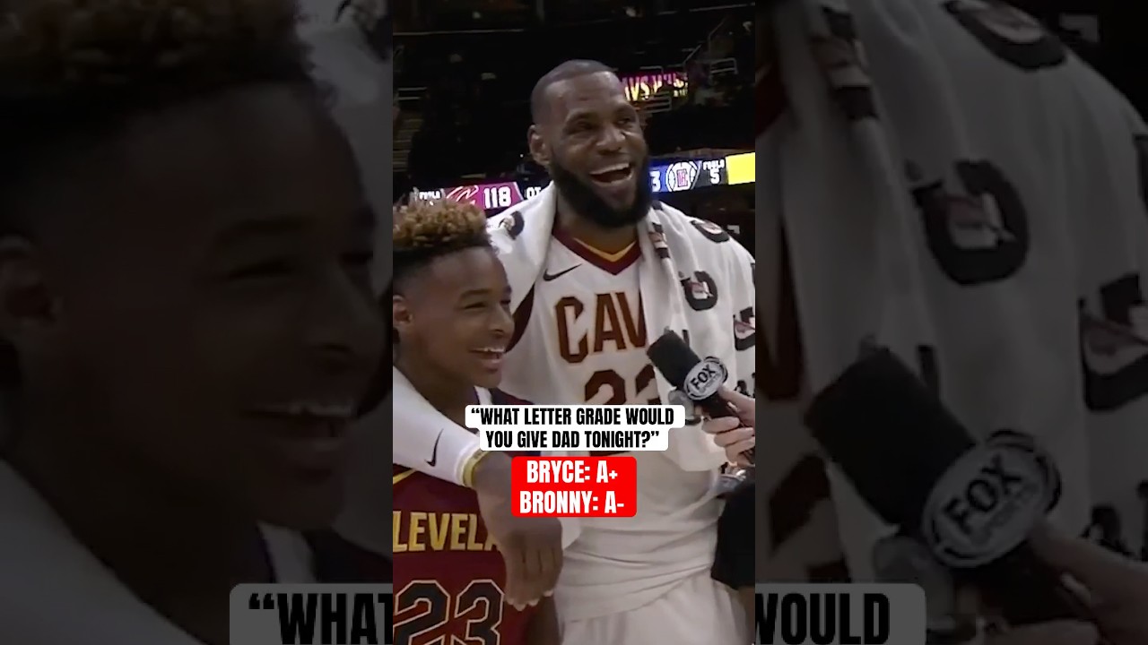 When Bronny & Bryce graded LeBron's performance 😅