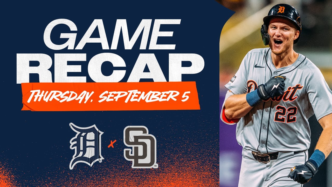 Game Highlights: Parker Meadows Go-Ahead Grand Slam Brings Tigers the Win | 9/5/2024