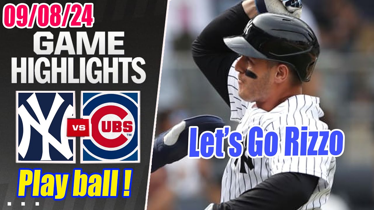 New York Yankees vs Chicago Cubs Game Highlights Sep 8, 2024 | MLB Highlights