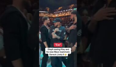 Steph can’t handle it 😅 (via @WNBA)