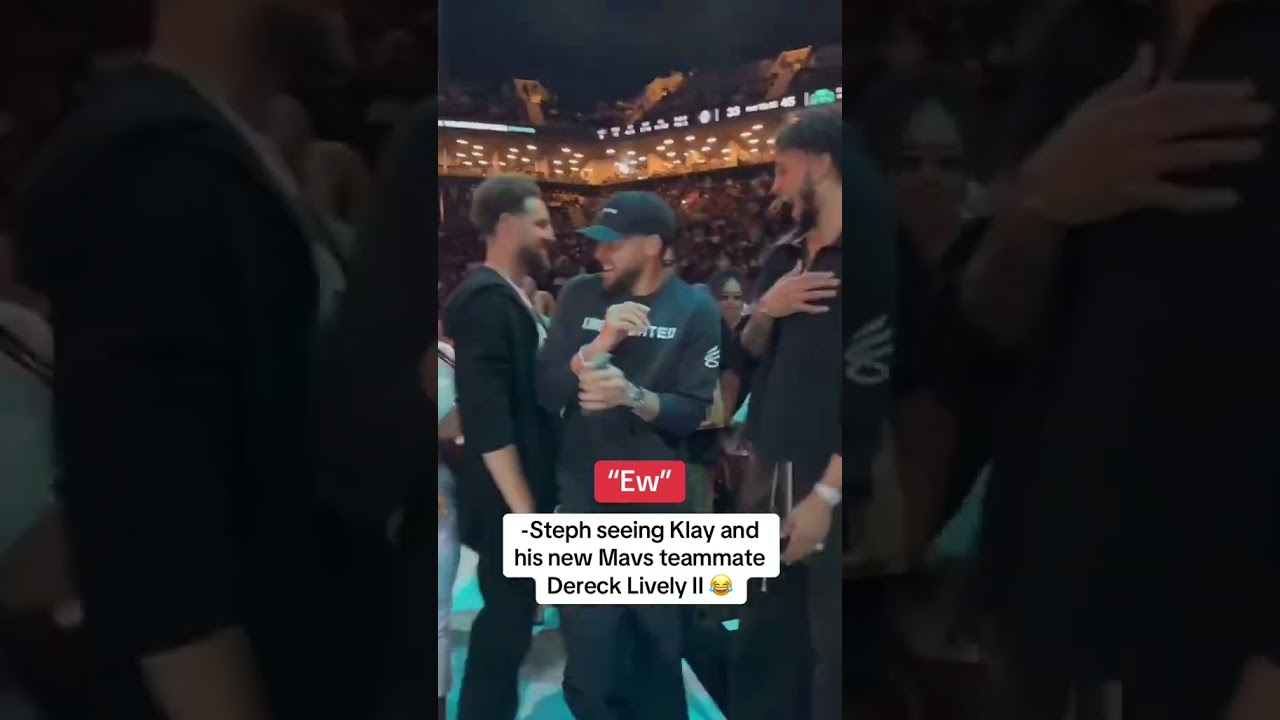 Steph can’t handle it 😅 (via @WNBA)