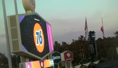 Los Angeles Dodgers starting lineup at Dodger Stadium 9/6/24