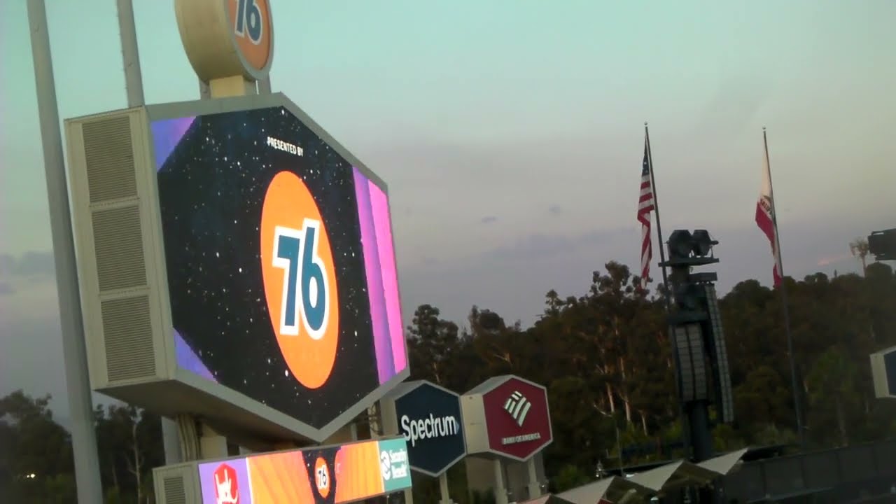 Los Angeles Dodgers starting lineup at Dodger Stadium 9/6/24