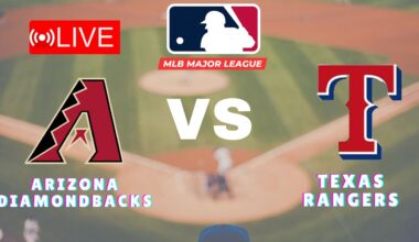 🔴LIVE Score : Arizona Diamondbacks vs Texas Rangers | MLB Major League 2024 Live Today