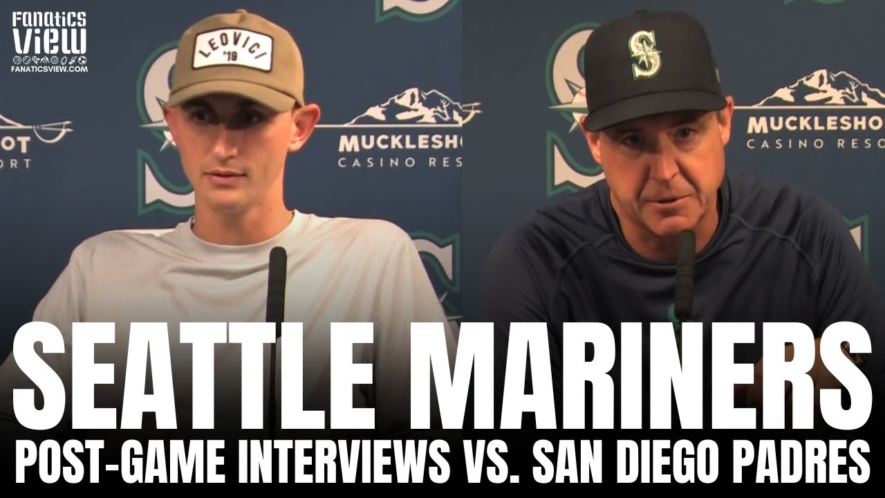 George Kirby & Dan Wilson Recap Seattle Mariners Loss vs. San Diego Padres, Padres Bats vs. Kirby