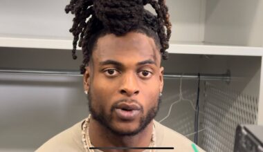 DAVANTE ADAMS SPEAKS ON WEEK 1 LOSS AT CHARGERS; SAYS "I DON'T GET INTO THAT" ON 4TH DOWN CALL