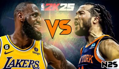 🆕𝗡𝗕𝗔 𝟮𝗞𝟮𝟱 | 𝗟𝗼𝘀 𝗔𝗻𝗴𝗲𝗹𝗲𝘀 𝗟𝗔𝗞𝗘𝗥𝗦 𝘃𝘀 𝗡𝗲𝘄 𝗬𝗼𝗿𝗸 𝗞𝗡𝗜𝗖𝗞𝗦