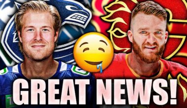 GREAT NEWS FOR THE CANUCKS & FLAMES: BROCK BOESER & JONATHAN HUBERDEAU SPEAK OUT