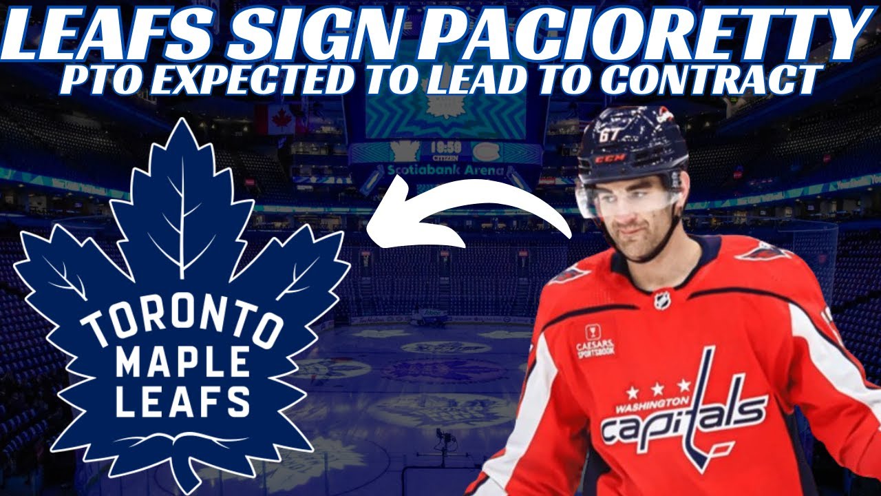 Breaking News: Toronto Maple Leafs Sign Max Pacioretty to PTO