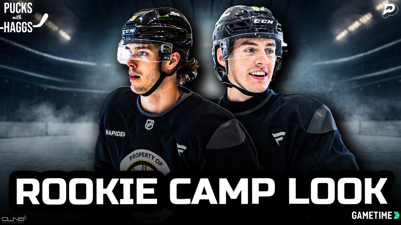 Taking a look at Bruins Rookie Camp | Pucks with Haggs