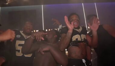 Inside the Saints Locker Room for Club Dub after Week 1 Win