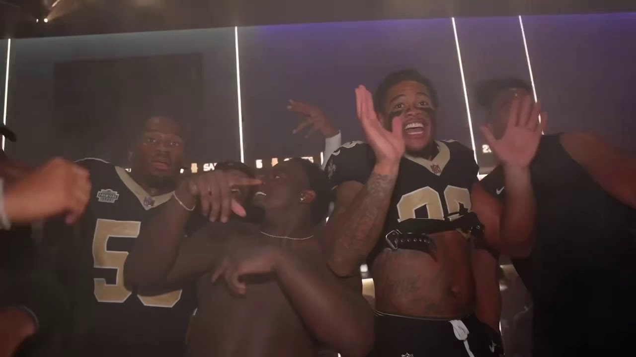 Inside the Saints Locker Room for Club Dub after Week 1 Win