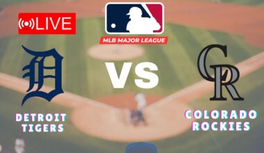 🔴LIVE : Detroit Tigers vs Colorado Rockies | MLB Major League Live Match Today