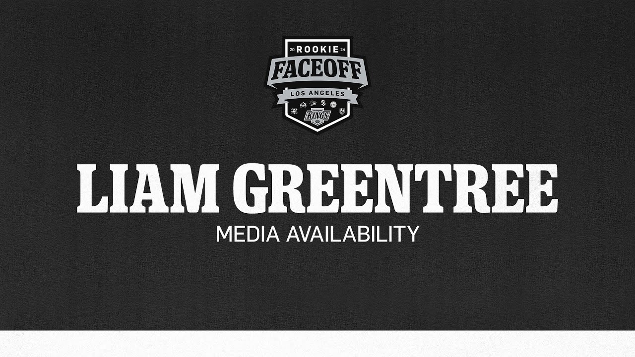 Forward Liam Greentree | 2024 LA Kings Rookie Face-off | Media Availability