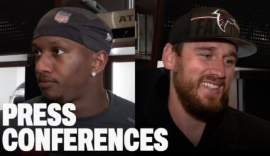 Bradley Pinion and Michael Penix Jr. share their takeaways from Game 1 | Press Conferences