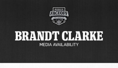 Defenseman Brandt Clarke | 2024 LA Kings Rookie Face-off | Media Availability