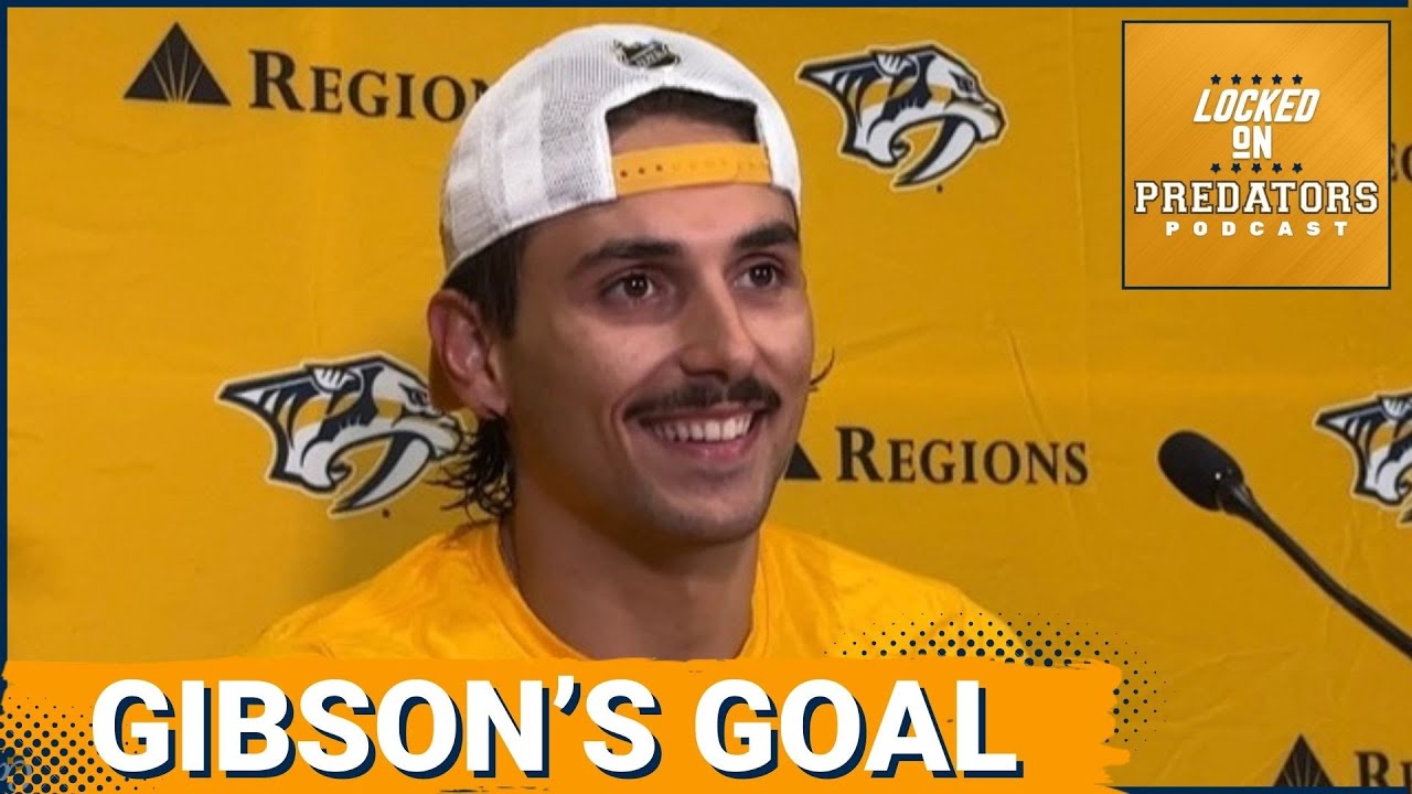 Nashville Predators Prospect Andrew Gibson Has an NHL Goal: Stories from Day 2 of Rookie Camp