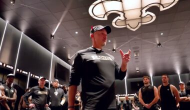 Dennis Allen Postgame Speech in Saints Locker Room after Win vs. Panthers
