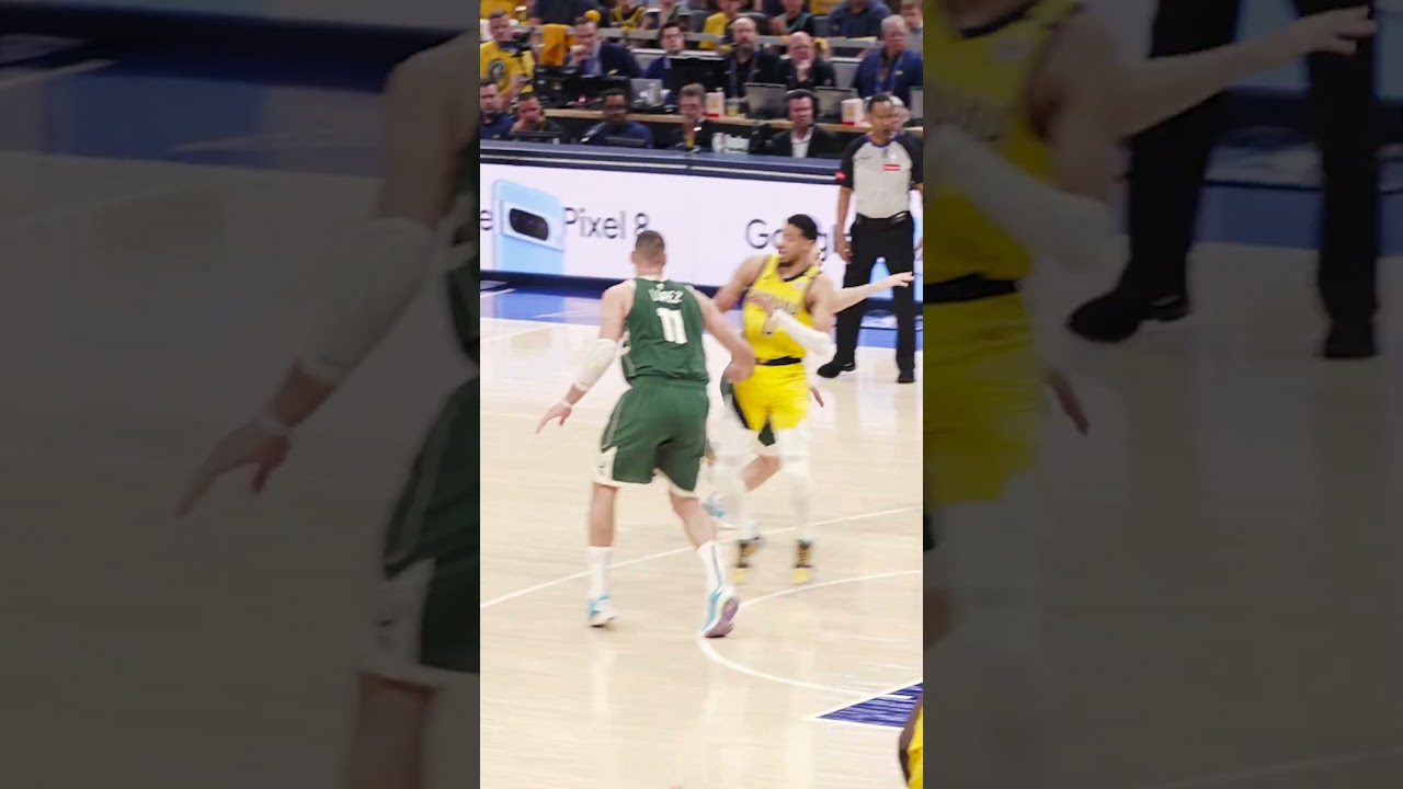 Myles Turner Buries Three As Crowd Chants His Name #BestofNBA | Indiana Pacers