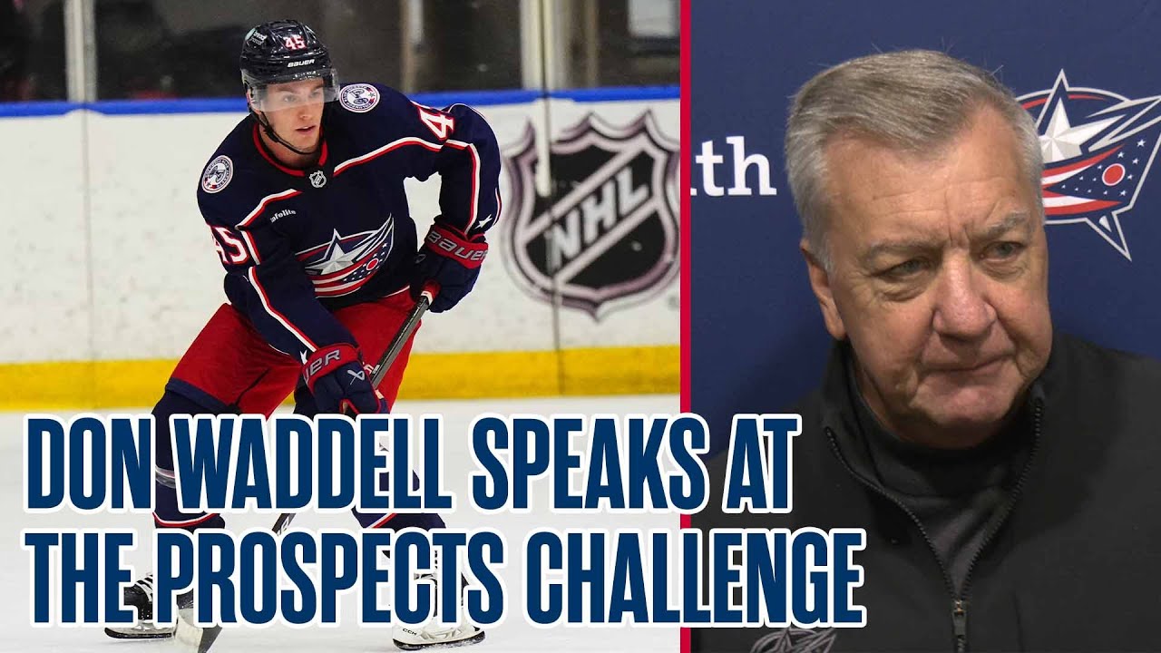 Blue Jackets General Manager Don Waddell Speaks at the 2024 Prospects Challenge | Media Availability