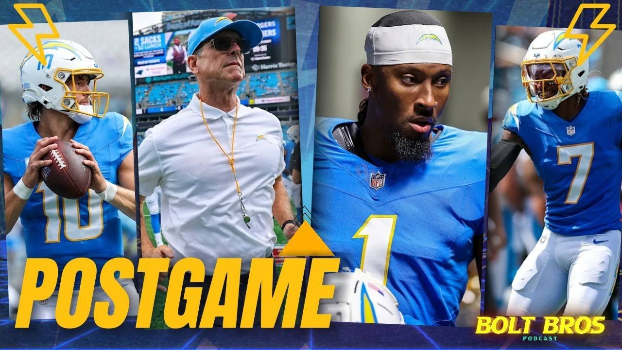 Chargers Vs Panthers Week2 Postgame Reactions | Bolt Bros | LA Chargers