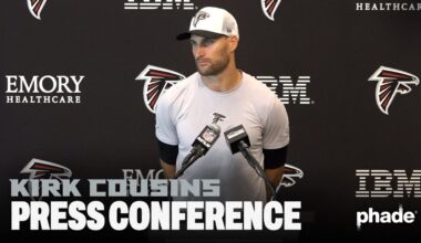 Kirk Cousins speaks on preparation for Monday night's matchup against the Philadelphia Eagles