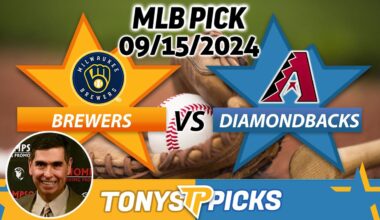 Milwaukee Brewers vs. Arizona Diamondbacks Pick 9/15/24 MLB Predictions