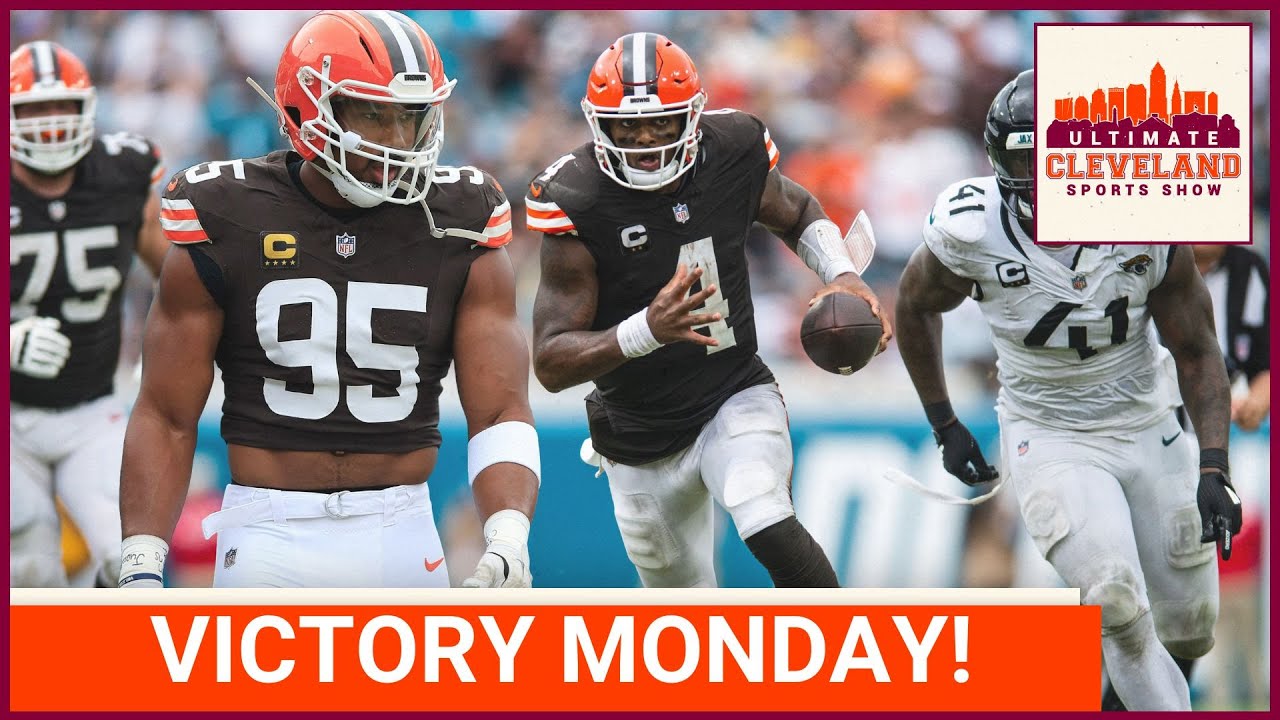 VICTORY MONDAY: Cleveland Browns pick up first win of the season in low-scoring game vs. Jaguars