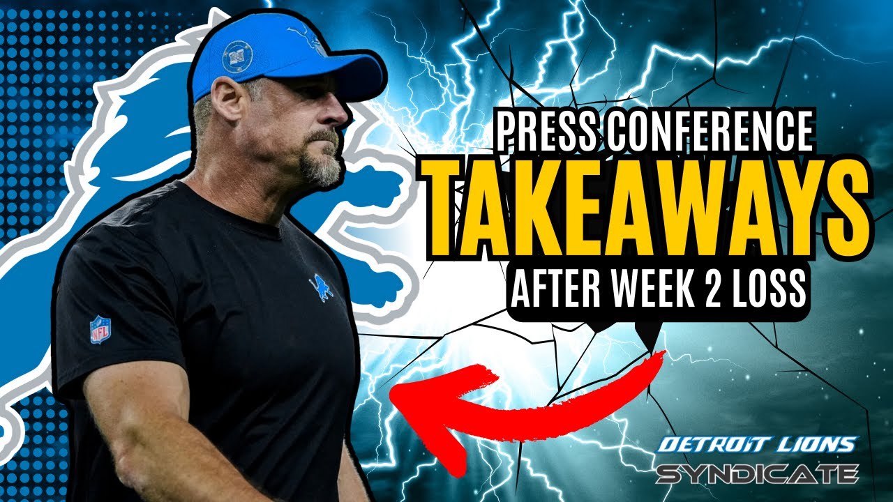 Detroit Lions News: Dan Campbell's Week 2 Press Conference Takeaways 9.16.24