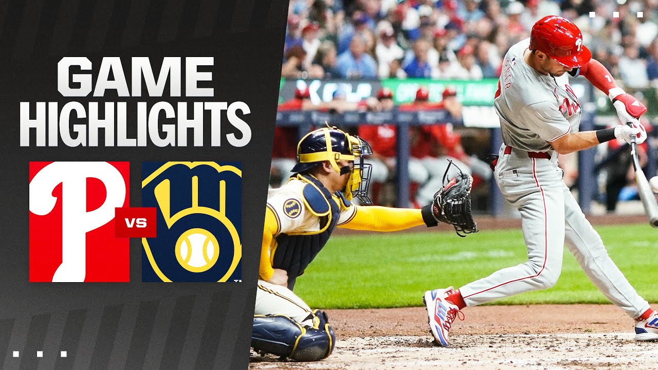 Phillies vs. Brewers Game Highlights (9/16/24) | MLB Highlights