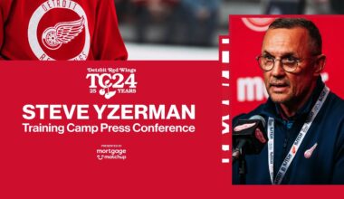 Steve Yzerman 2024 Detroit Red Wings Training Camp Media | Sept. 17 2024