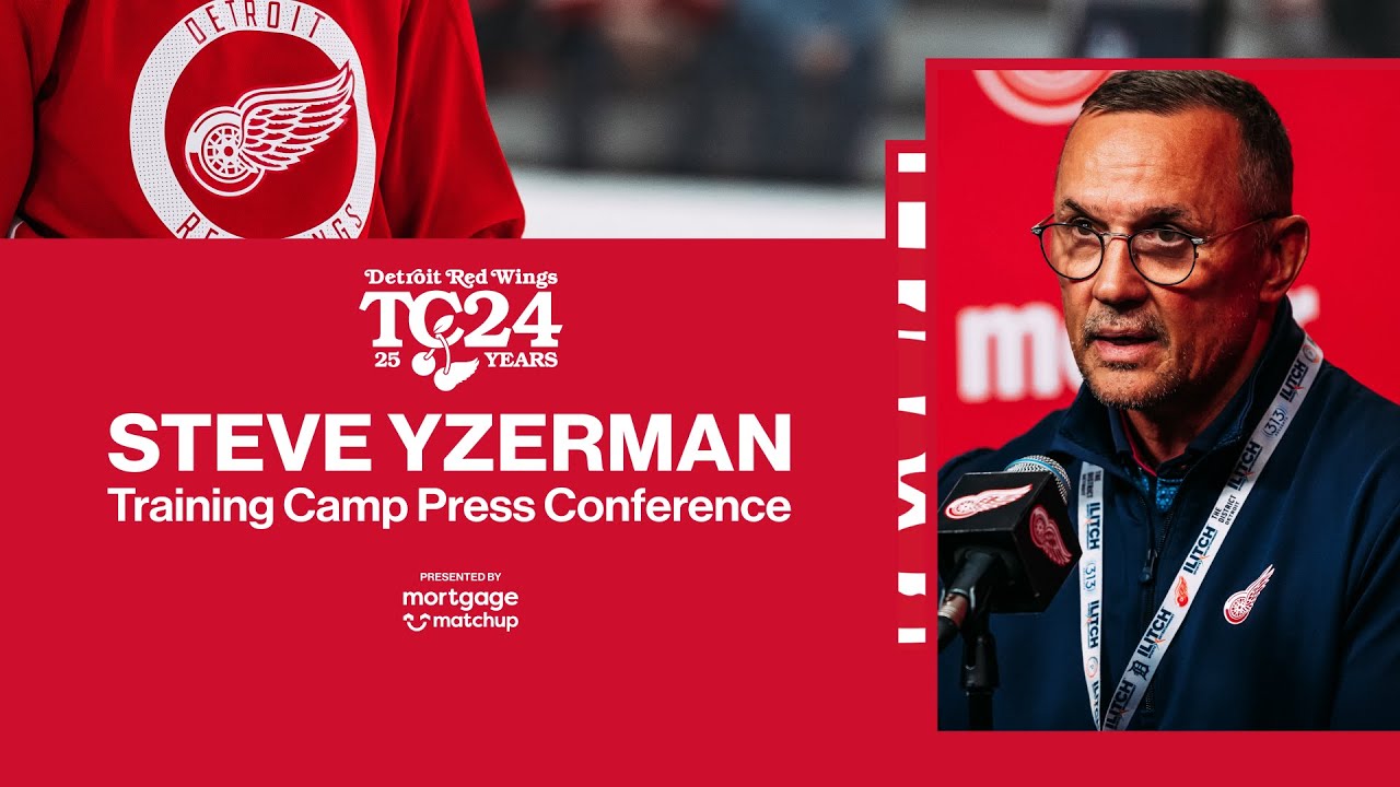 Steve Yzerman 2024 Detroit Red Wings Training Camp Media | Sept. 17 2024
