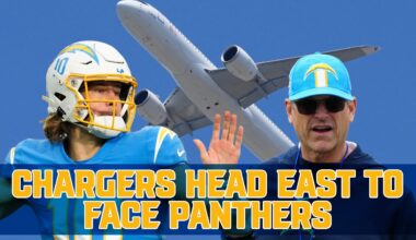 Jim Harbaugh & the Chargers head east to face the Panthers