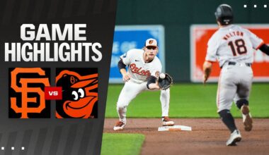 Giants vs. Orioles Game Highlights (9/17/24) | MLB Highlights