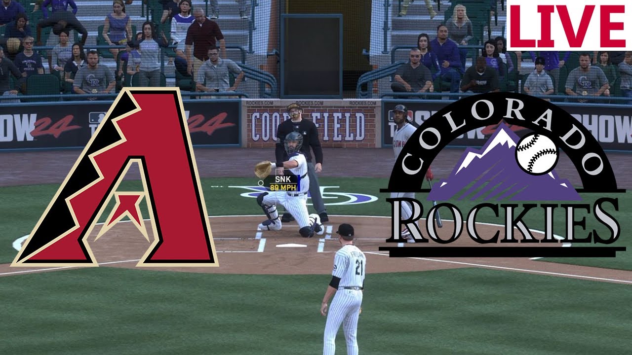 🔴LIVE MLB🔴 Arizona Diamondbacks  VS Colorado Rockies/ Sept 18/ /MLB THE SHOW 2024