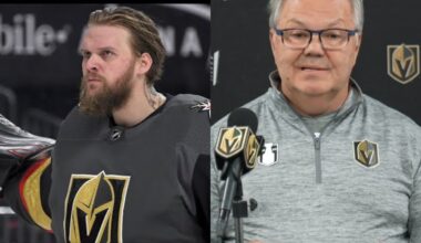 ROBIN LEHNER OUT FOR SEASON! VEGAS GOLDEN KNIGHTS PRACTICE HIGHLIGHTS