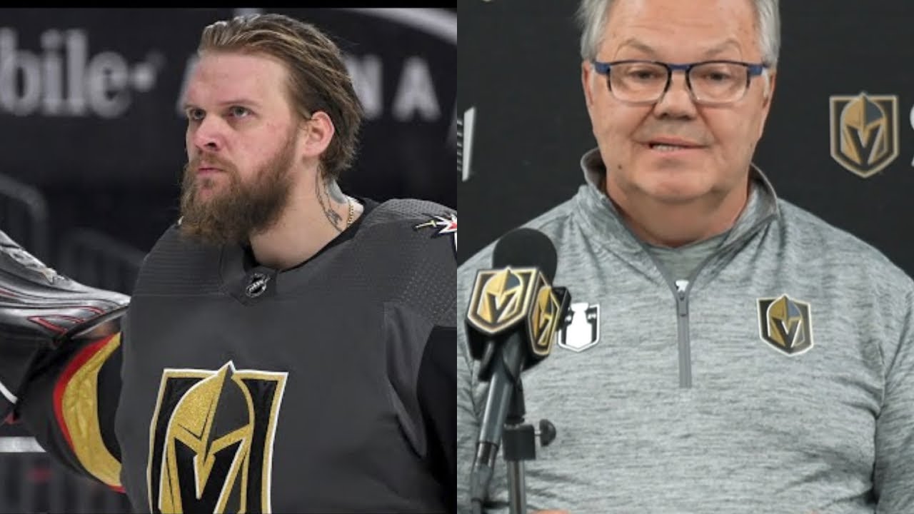 ROBIN LEHNER OUT FOR SEASON! VEGAS GOLDEN KNIGHTS PRACTICE HIGHLIGHTS
