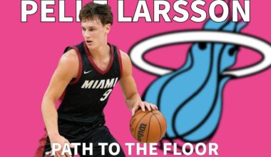 Pelle Larsson Miami Heat Path to Playing Time