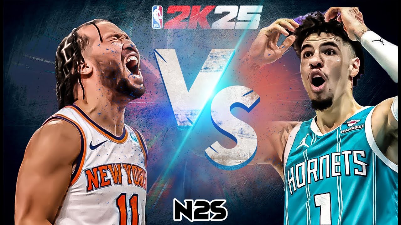 🆕𝗡𝗕𝗔 𝟮𝗞𝟮𝟱 | 𝗡𝗲𝘄 𝗬𝗼𝗿𝗸 𝗞𝗡𝗜𝗖𝗞𝗦 𝘃𝘀 𝗖𝗵𝗮𝗿𝗹𝗼𝘁𝘁𝗲 𝗛𝗢𝗥𝗡𝗘𝗧𝗦