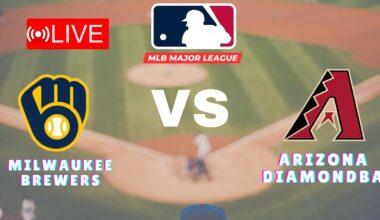 🔴LIVE : Milwaukee Brewers vs Arizona Diamondbacks | MLB Major League 2024 Live Match