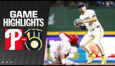 Phillies vs. Brewers Game Highlights (9/18/24) | MLB Highlights