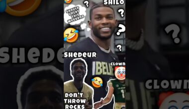 #Shilo Tell Bucky He Will Play This Week😂 For 200k Views & Shedeur |DON'T THROW ROCKS & HIDE #shorts