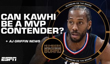 Can Kawhi Leonard return to his MVP form for the Clippers? | Numbers on the Board