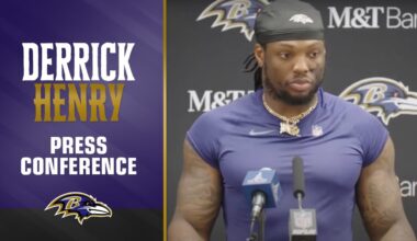 Derrick Henry on His Big Performance in Dallas | Baltimore Ravens