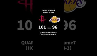 Houston Rockets vs Los Angeles Lakers Game 7 | 2027 WCSF