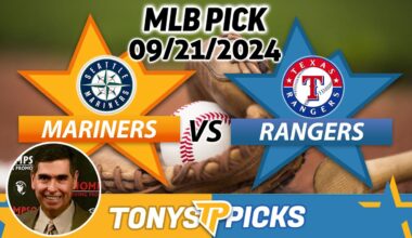 Seattle Mariners vs. Texas Rangers Pick 9/21/24 MLB Predictions