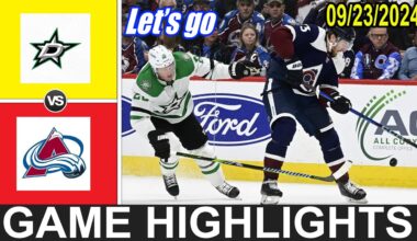 Dallas Stars vs Colorado Avalanche (09/23/24) Highlights preseason | 2024 NHL Season